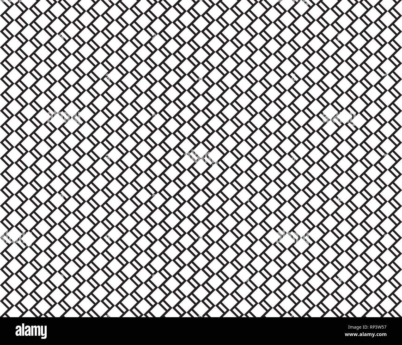 Abstact seamless pattern. Texture in bianco e nero.linea diagonale ornamento. Nero e sfondo bianco Illustrazione Vettoriale