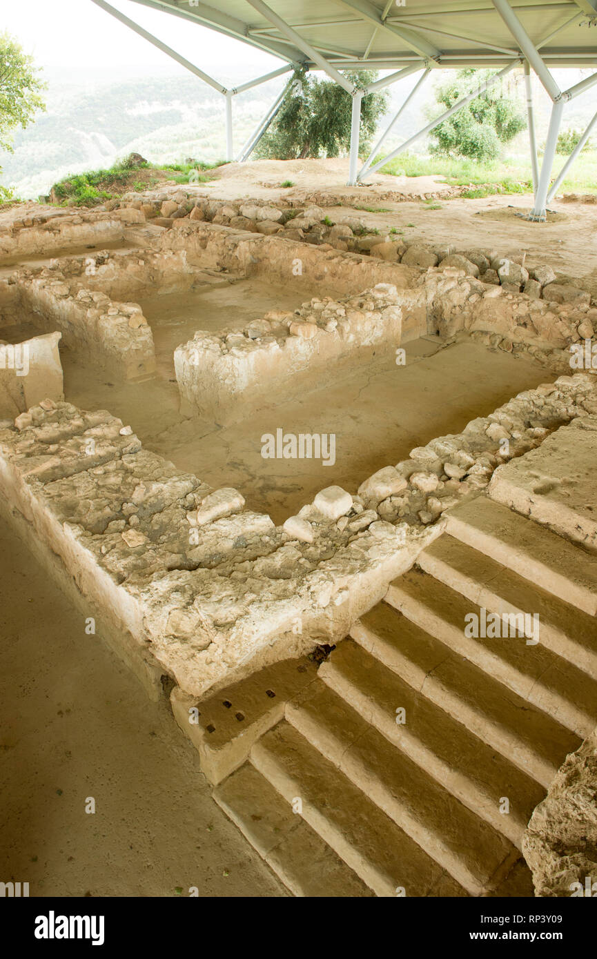 Nestor's Palace, Pylos, Grecia Foto Stock