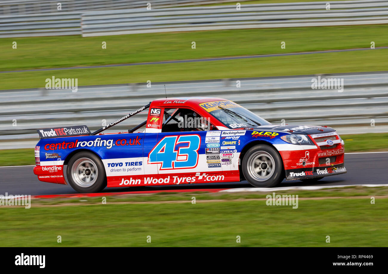 Lea in legno la Ford pickup truck 2000 durante il 2018 Snetterton evento di campionato, Norfolk, Regno Unito. Foto Stock