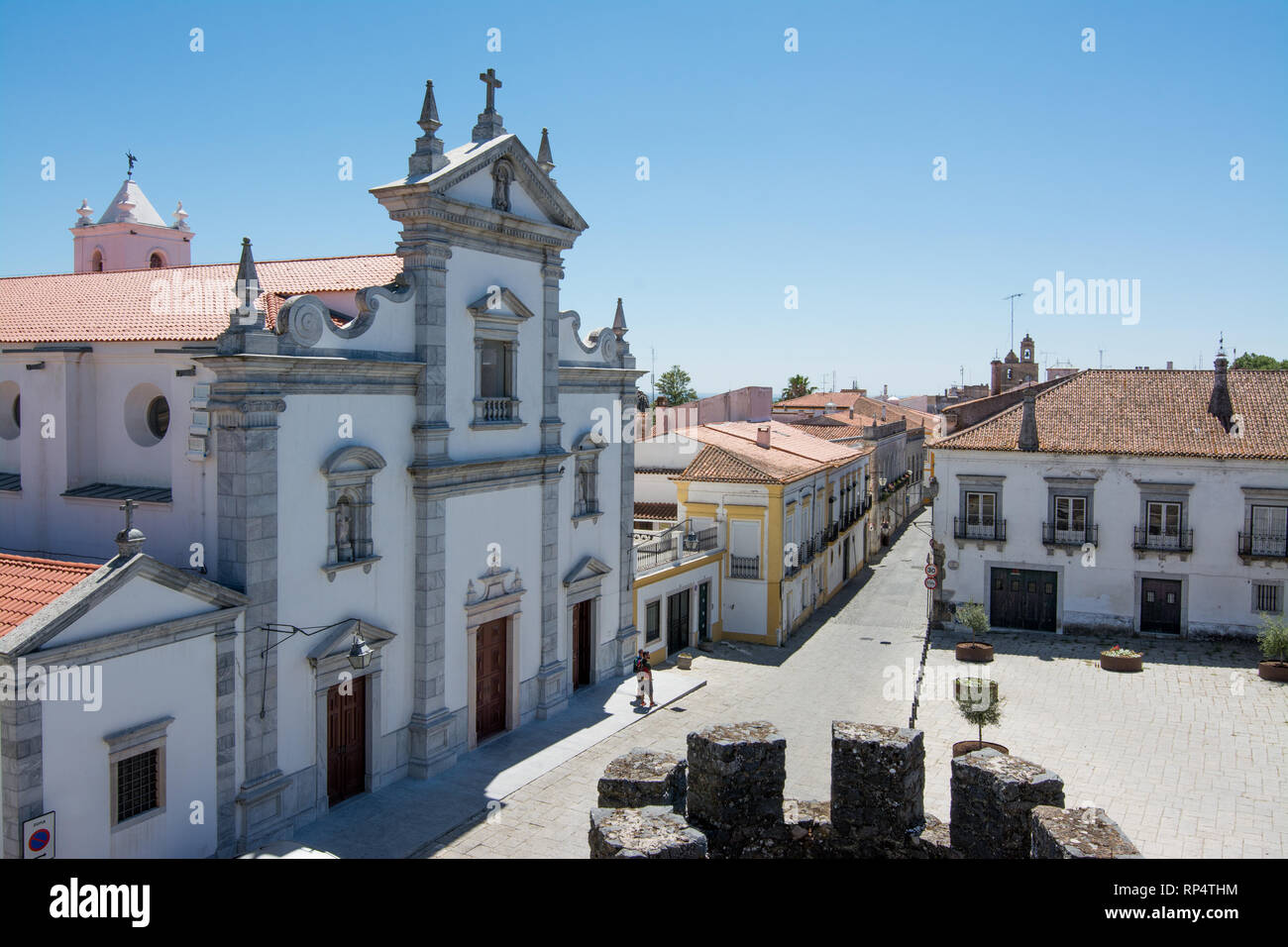 La cattedrale di Beja, Alentejo, Portogallo Foto Stock