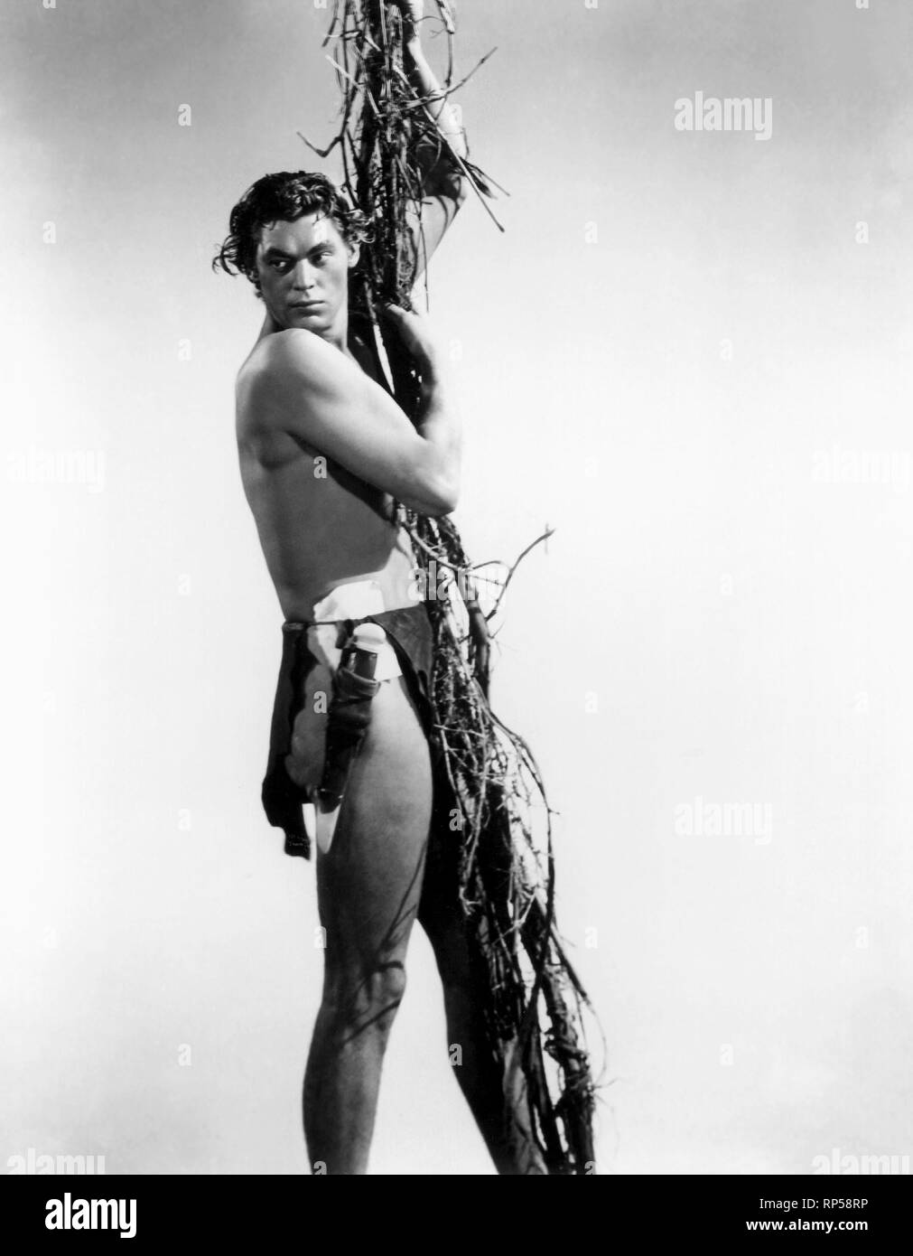 JOHNNY WEISSMULLER, Tarzan l'APE MAN, 1932 Foto Stock