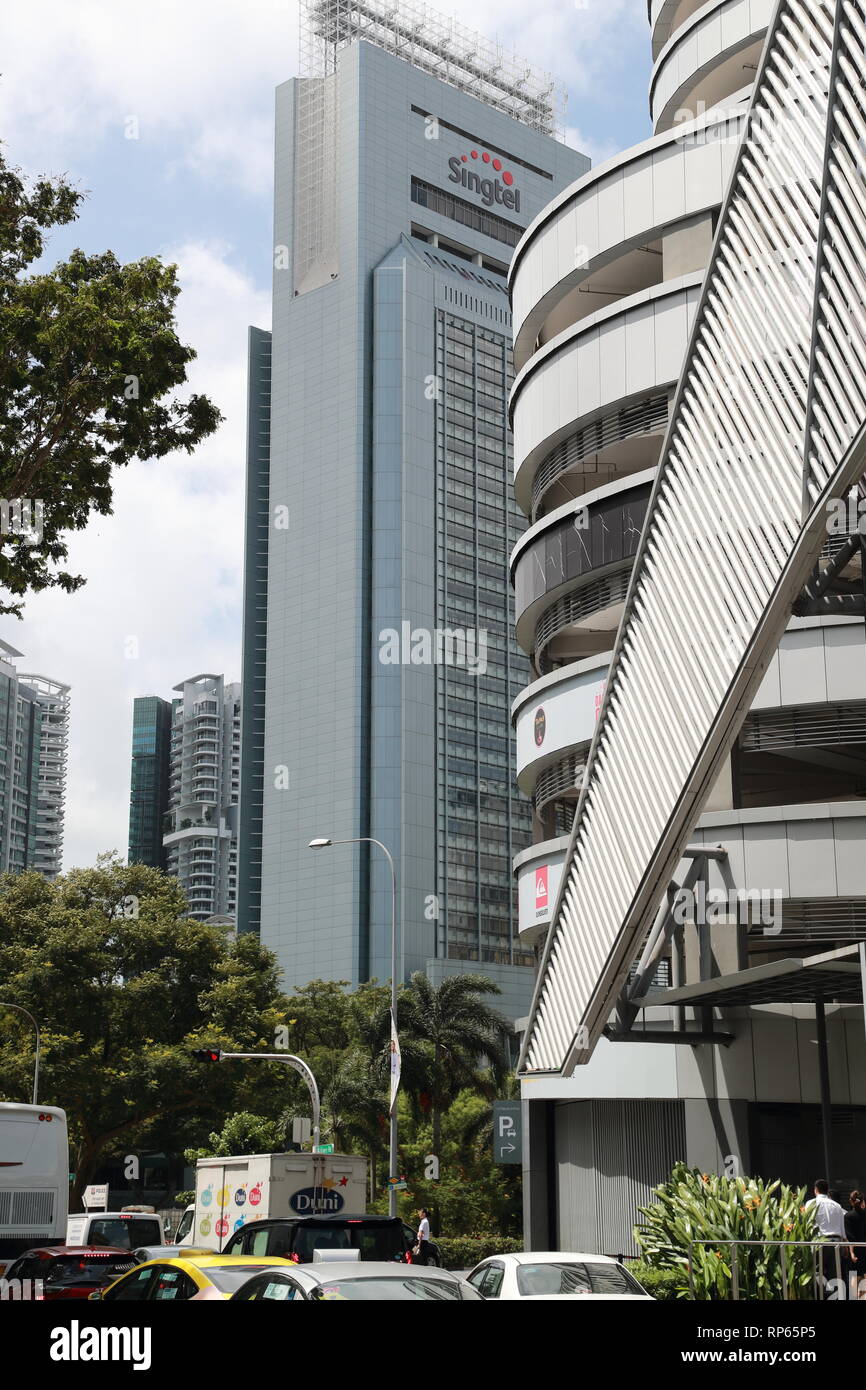 Edificio per uffici in Orchard Street in Singapore Foto Stock
