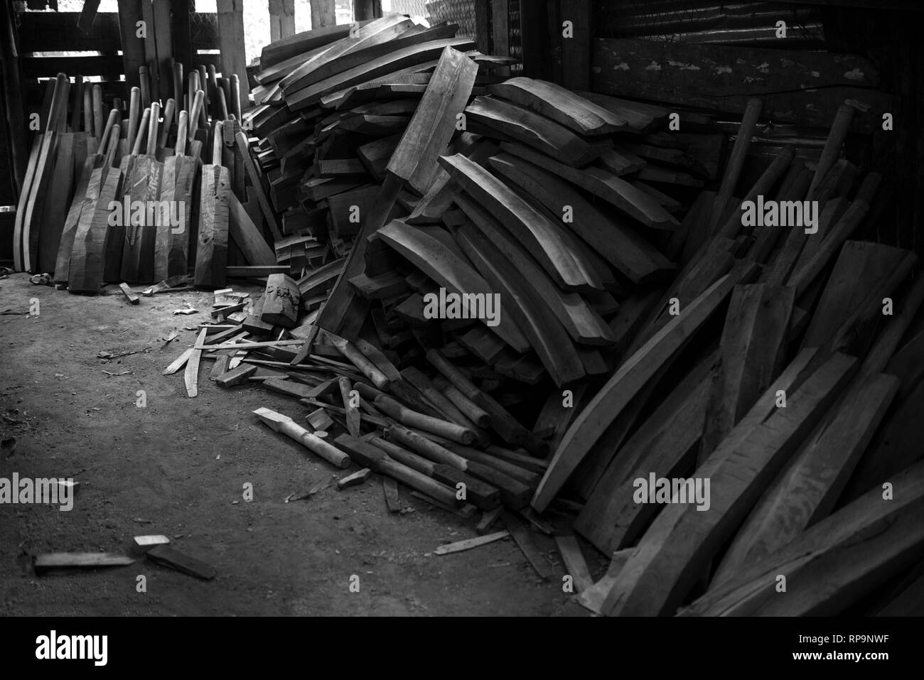 Mazza da cricket Foto Stock