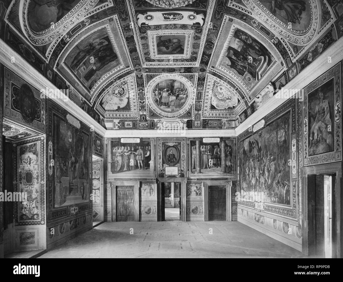 Villa Farnese di Caprarola, Lazio, Italia 1930-40 Foto Stock