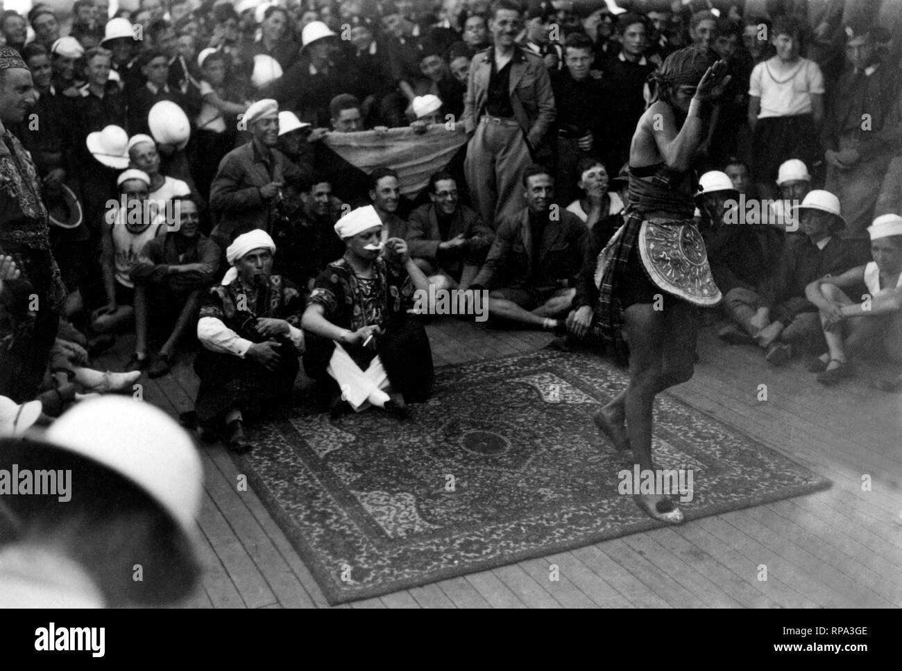 Gioventù fascista, crociera nel mare Egeo, 1927 Foto Stock