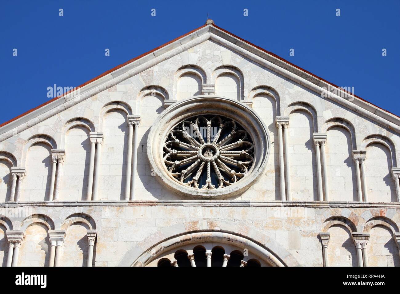 Croazia - Zadar in Dalmazia. Cattedrale di Santa Anastasia. Foto Stock