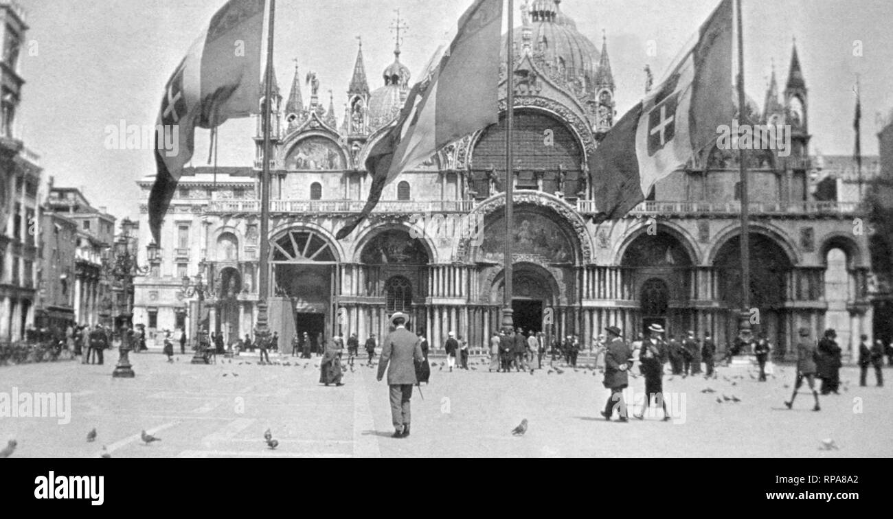L'Italia, Venezia, piazza san marco, la basilica di San Marco Foto Stock