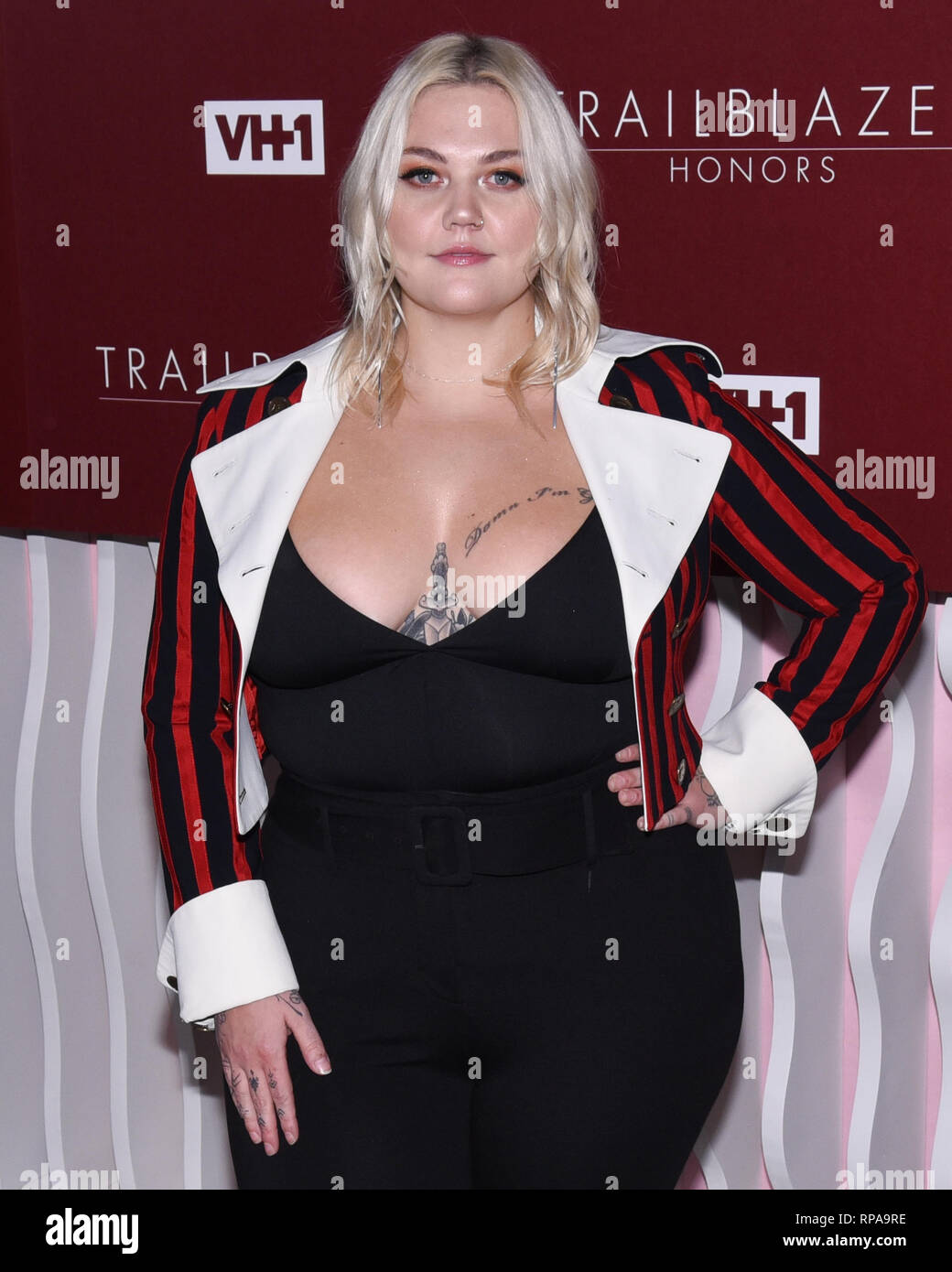 ELLE RE assiste VH1 pioniere onori celebrare l empowerment Femminile tenutosi a Wilshire Ebell Theatre. Xx Febbraio 2019. Credito: Billy Bennight/ZUMA filo/Alamy Live News Foto Stock