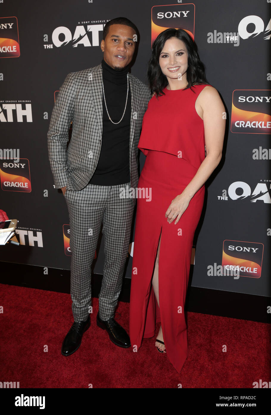 Stati Uniti Xx Febbraio 2019. 20 Febbraio 2019 - Hollywood, California - Cory Hardrict Katrina legge. Sony gracchiare il " giuramento " Stagione 2 Screening esclusivo evento tenutosi al Paloma. Photo credit: PMA/AdMedia Credito: PMA/AdMedia/ZUMA filo/Alamy Live News Foto Stock