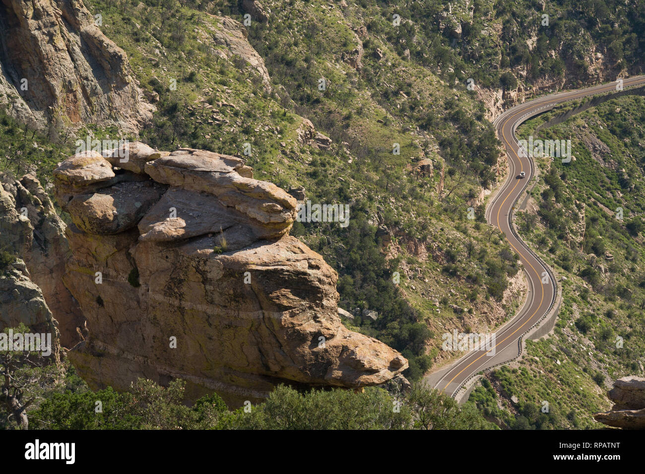 Mount Lemmon Hitchcock generale autostrada Foto Stock