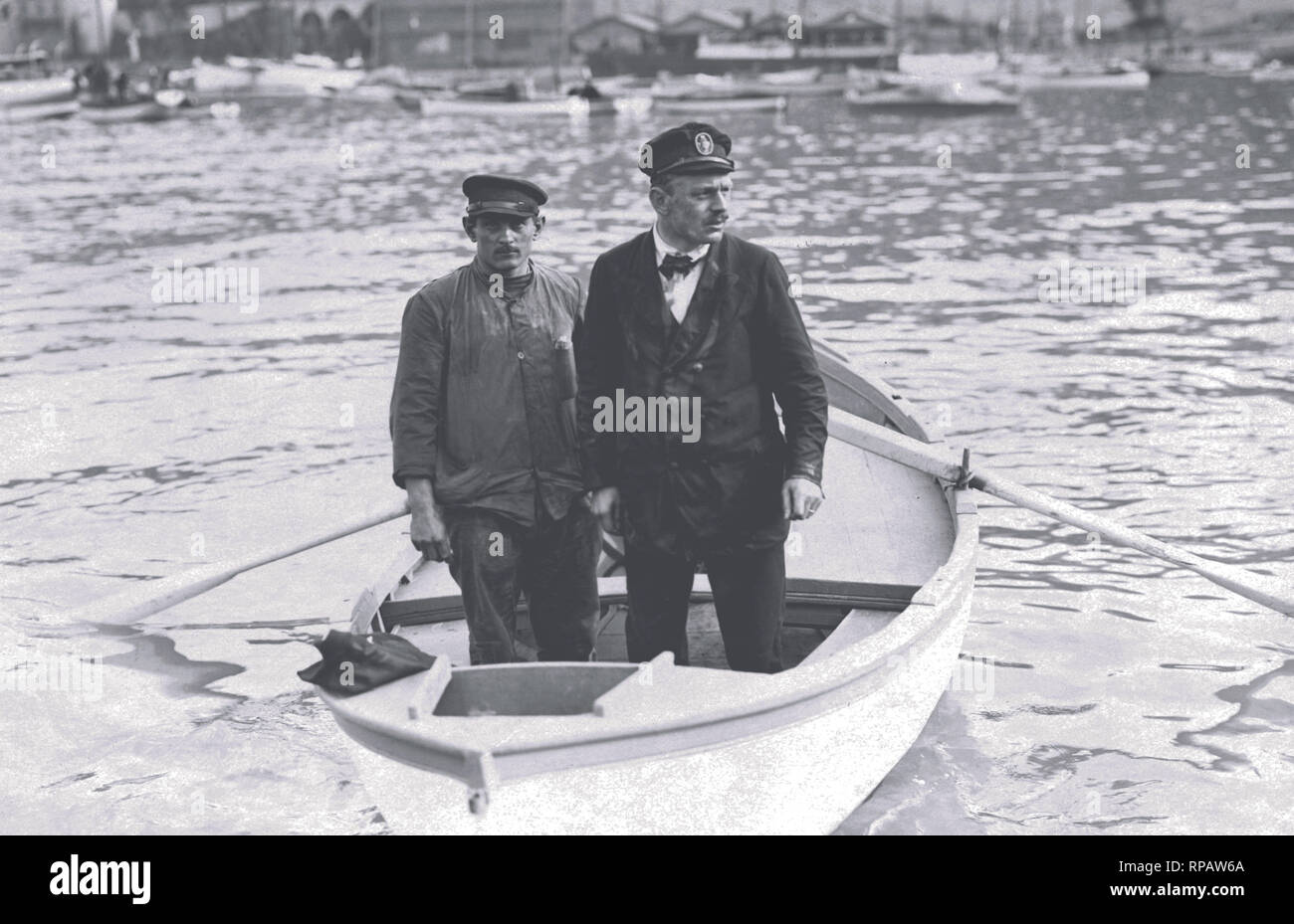Principato di Monaco Boat Show, dopo la gara, 1900-1910 Foto Stock