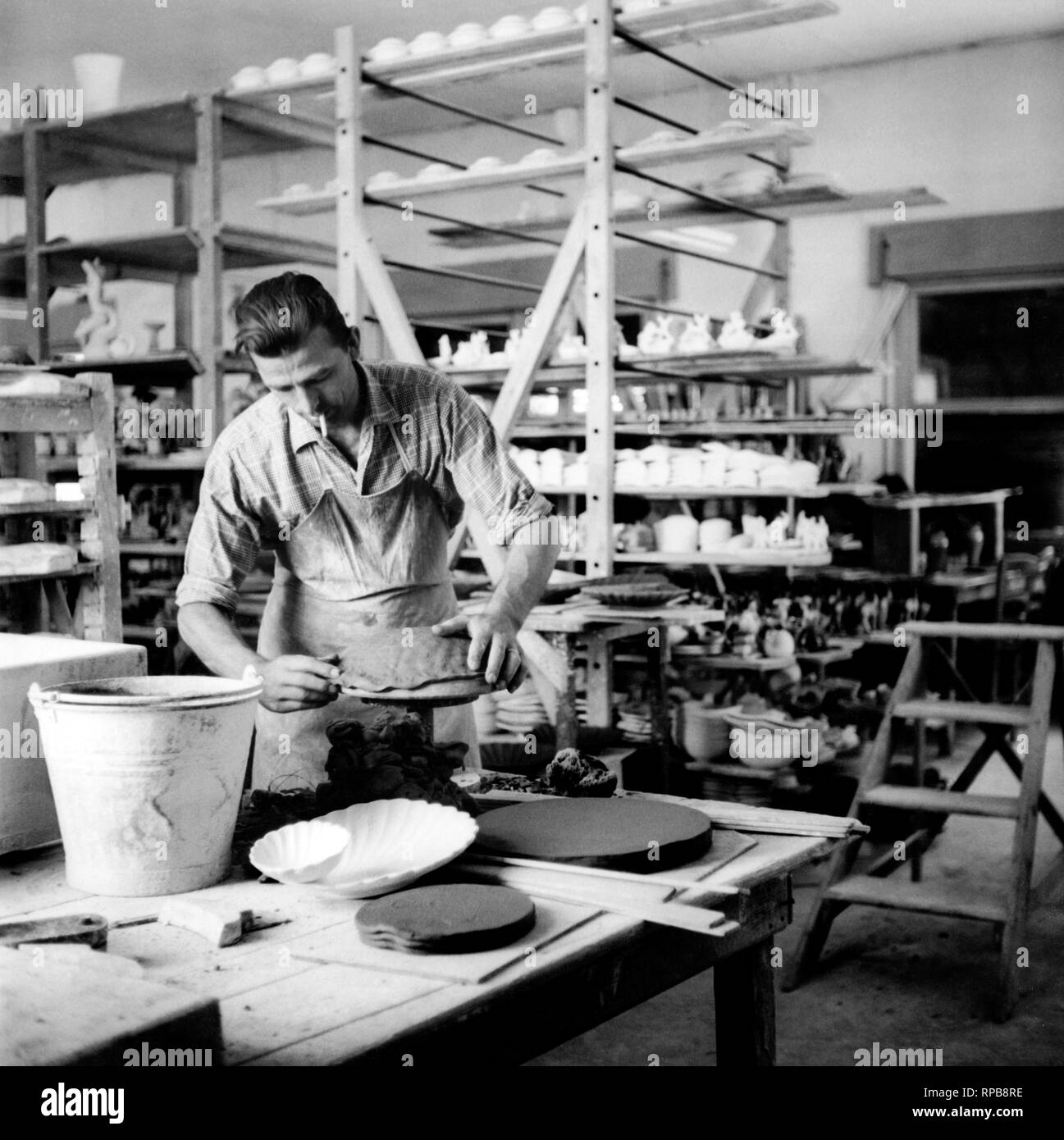 Ceramiche, veneto, Italia 1958 Foto Stock