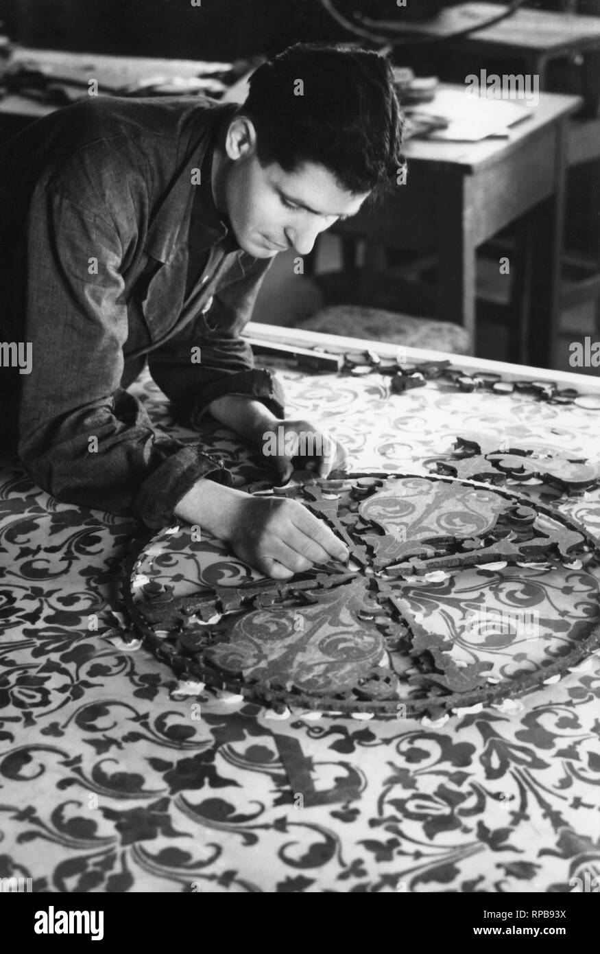 Artigianato, Toscana, Italia, 1965 Foto Stock