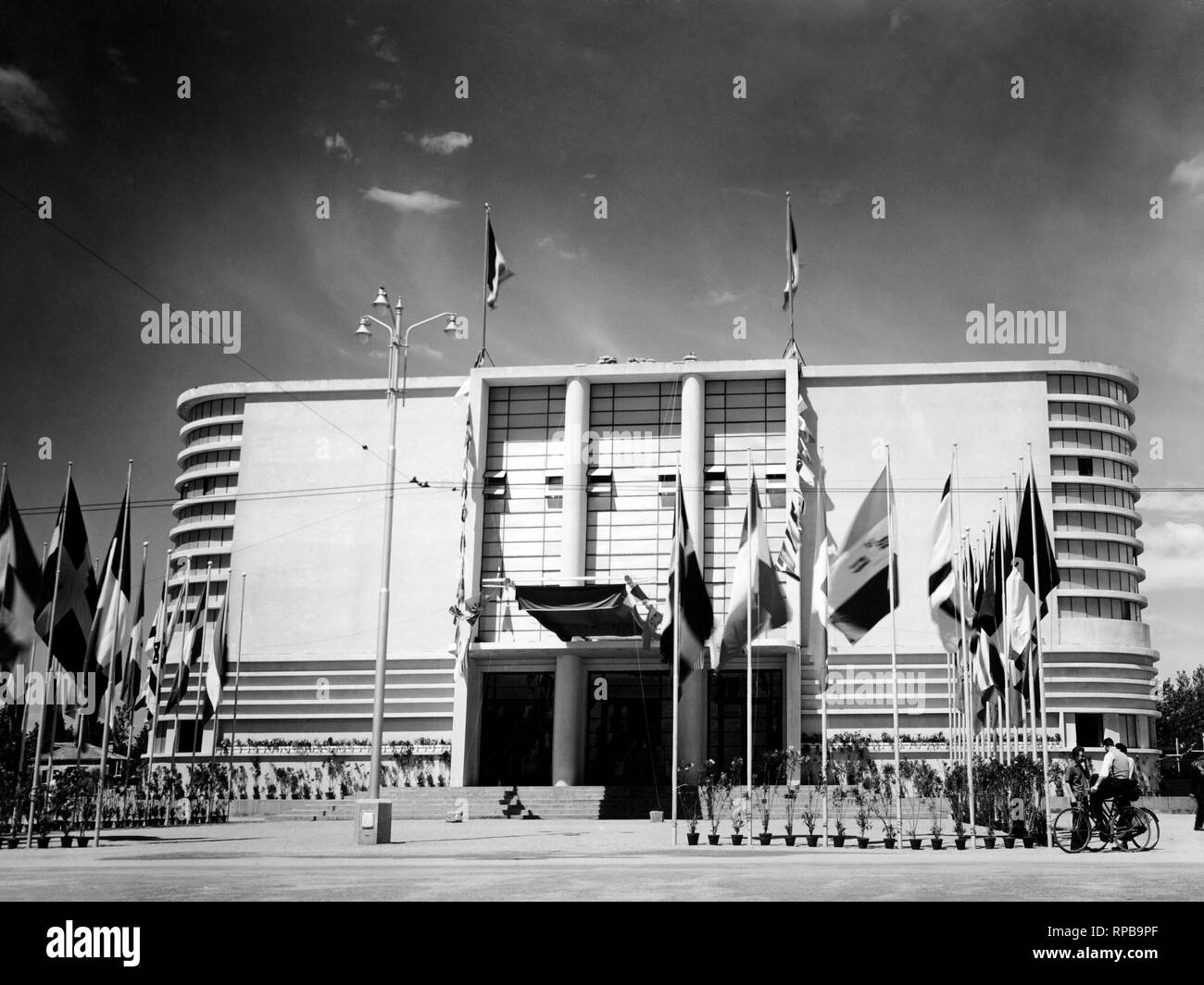 Palazzo del Cinema al Lido di Venezia 1950 Foto Stock