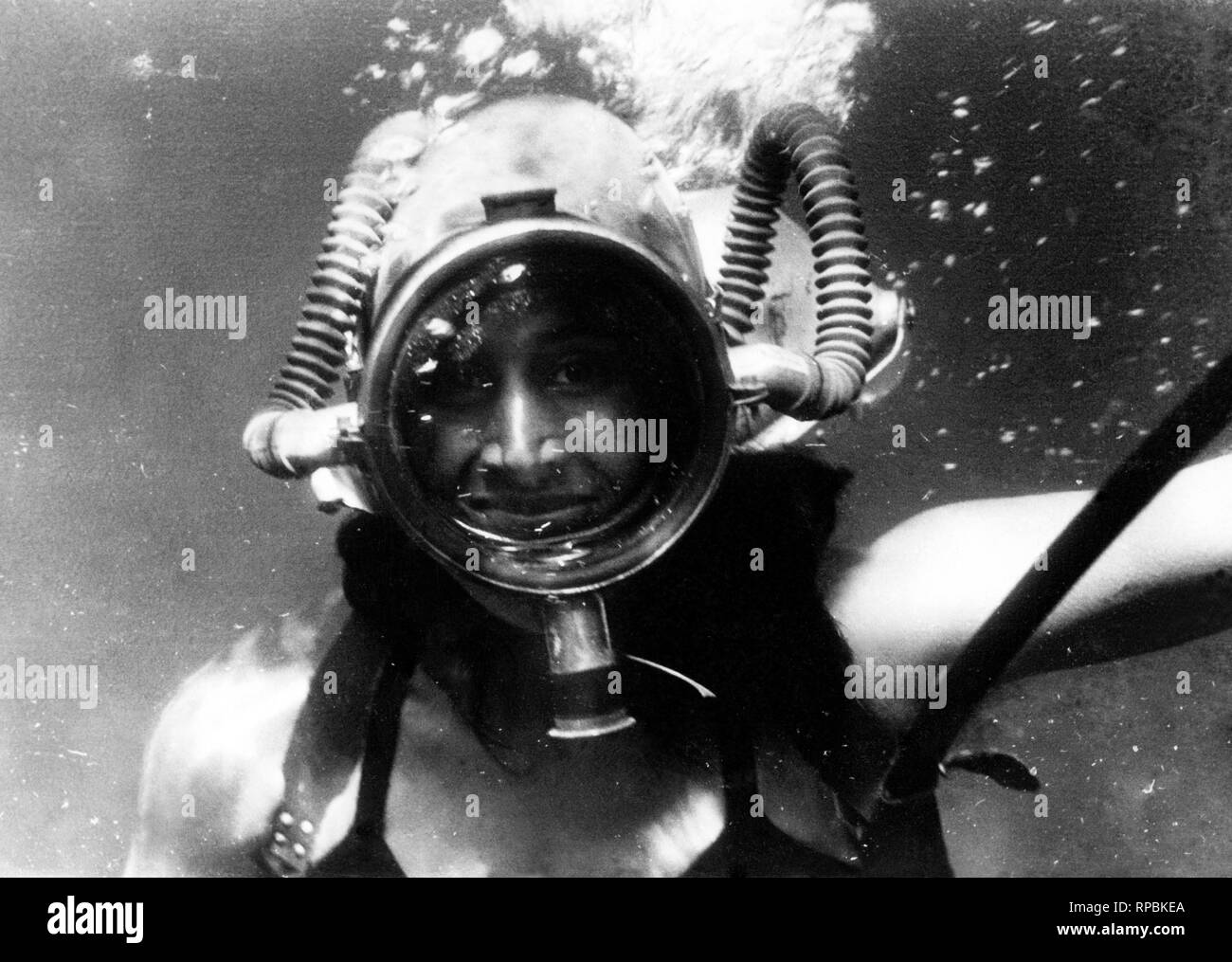 Scuba Diver, 1952 Foto Stock