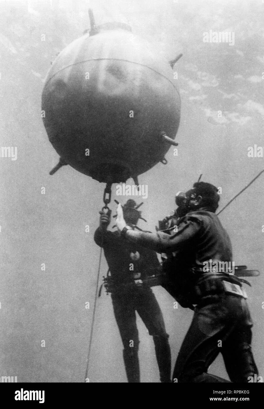 Il posizionamento di una miniera, 1966 Foto Stock