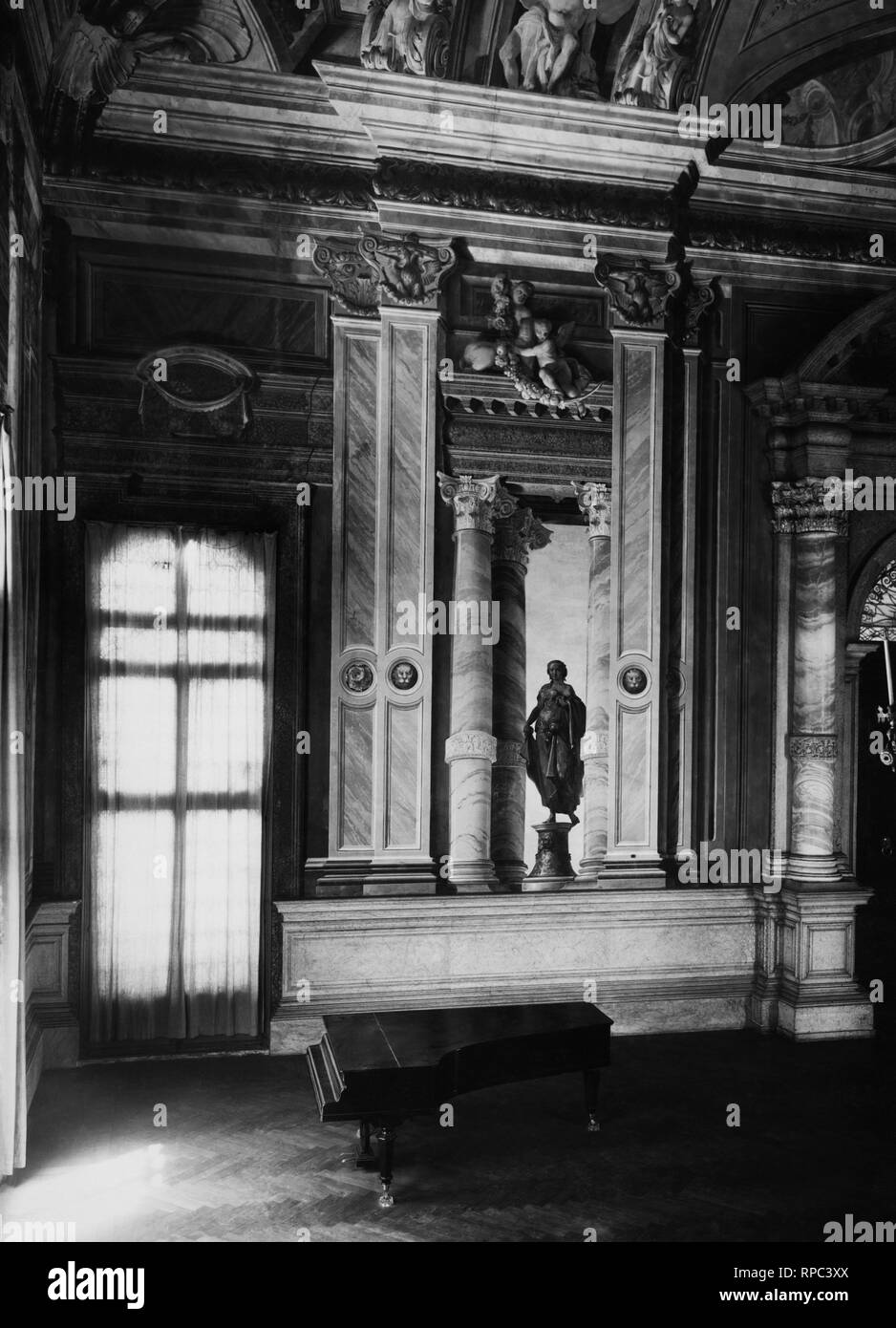 Ca' Rezzonico, Venezia, veneto, Italia 1920 1930 Foto Stock