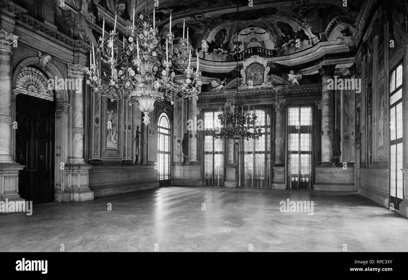 Ca' Rezzonico, Venezia, veneto, Italia 1920 1930 Foto Stock