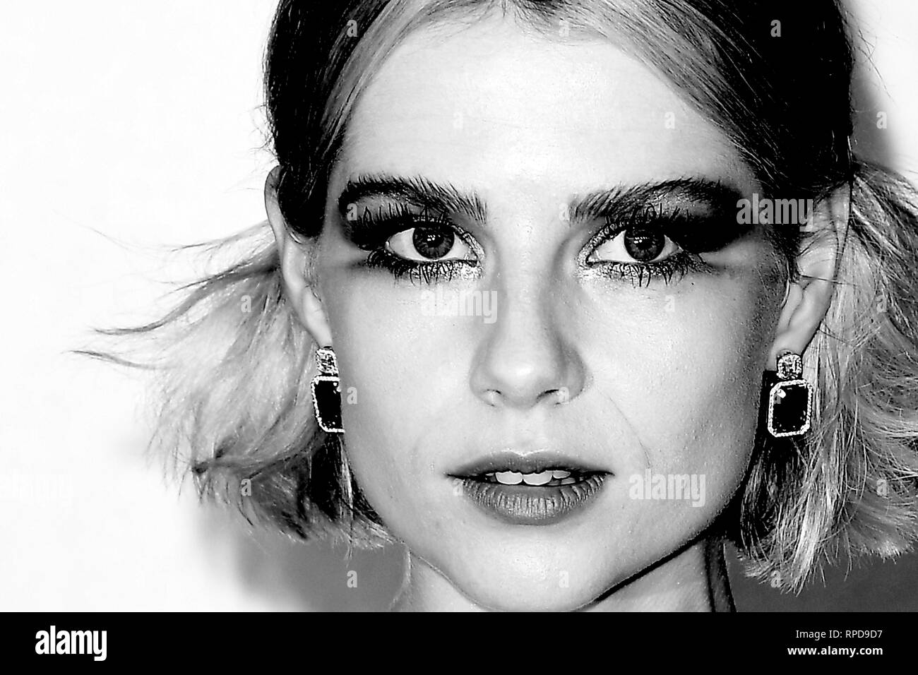 Actrice americano Lucy Boynton assiste l'EE British Academy Film Awards alla Royal Albert Hall di Londra.10 febbraio 2019 © Paul Treadway Foto Stock