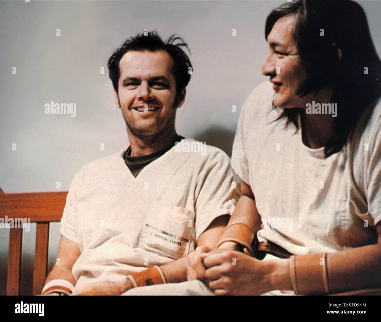 NICHOLSON,SAMPSON, uno è volato oltre il cuculo'S NEST, 1975 Foto Stock