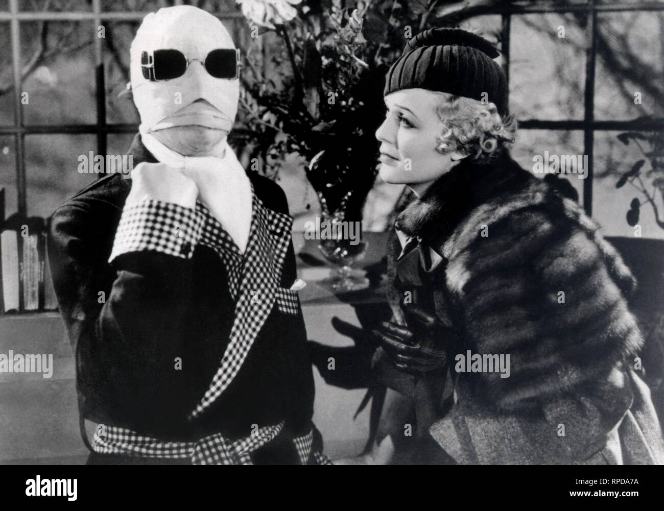 Le piogge,STUART, l'uomo invisibile, 1933 Foto Stock