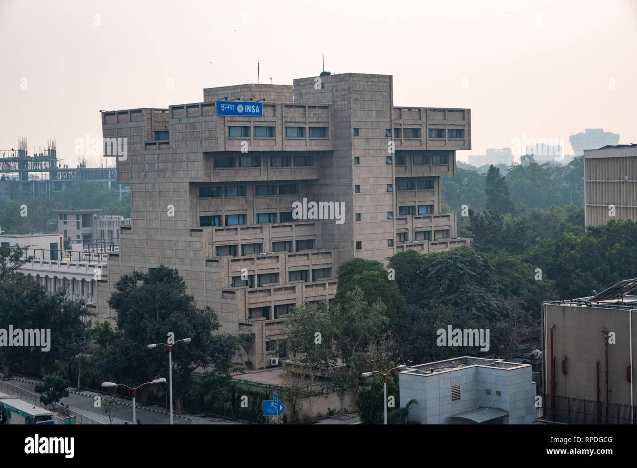 Indian National Science Academy (INSA) edificio, ITO. Foto Stock