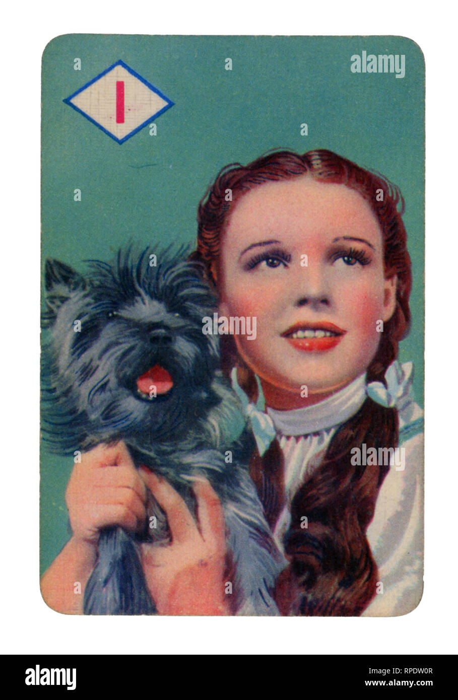 The Wizard of Oz gioco di carte prodotte a Londra nel 1940 da Castell fratelli, Ltd. (Pepys marca) in concomitanza con il lancio del film M.G.M. nel Regno Unito nel corso di tale anno Foto Stock