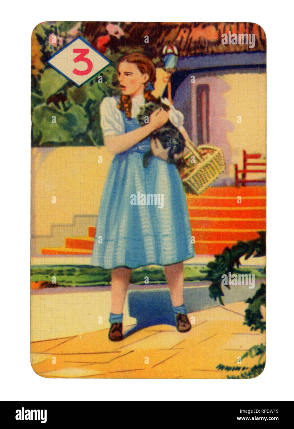 The Wizard of Oz gioco di carte prodotte a Londra nel 1940 da Castell fratelli, Ltd. (Pepys marca) in concomitanza con il lancio del film M.G.M. nel Regno Unito nel corso di tale anno Foto Stock