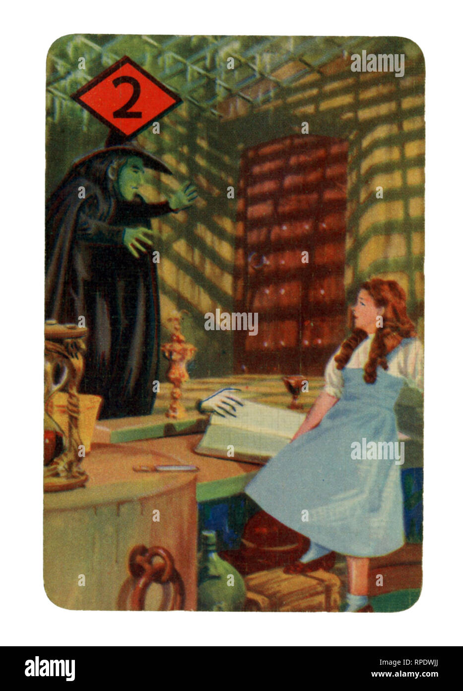 The Wizard of Oz gioco di carte prodotte a Londra nel 1940 da Castell fratelli, Ltd. (Pepys marca) in concomitanza con il lancio del film M.G.M. nel Regno Unito nel corso di tale anno Foto Stock