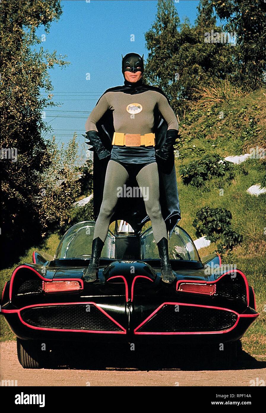 WEST,BATMOBILE, Batman, 1966 Foto Stock