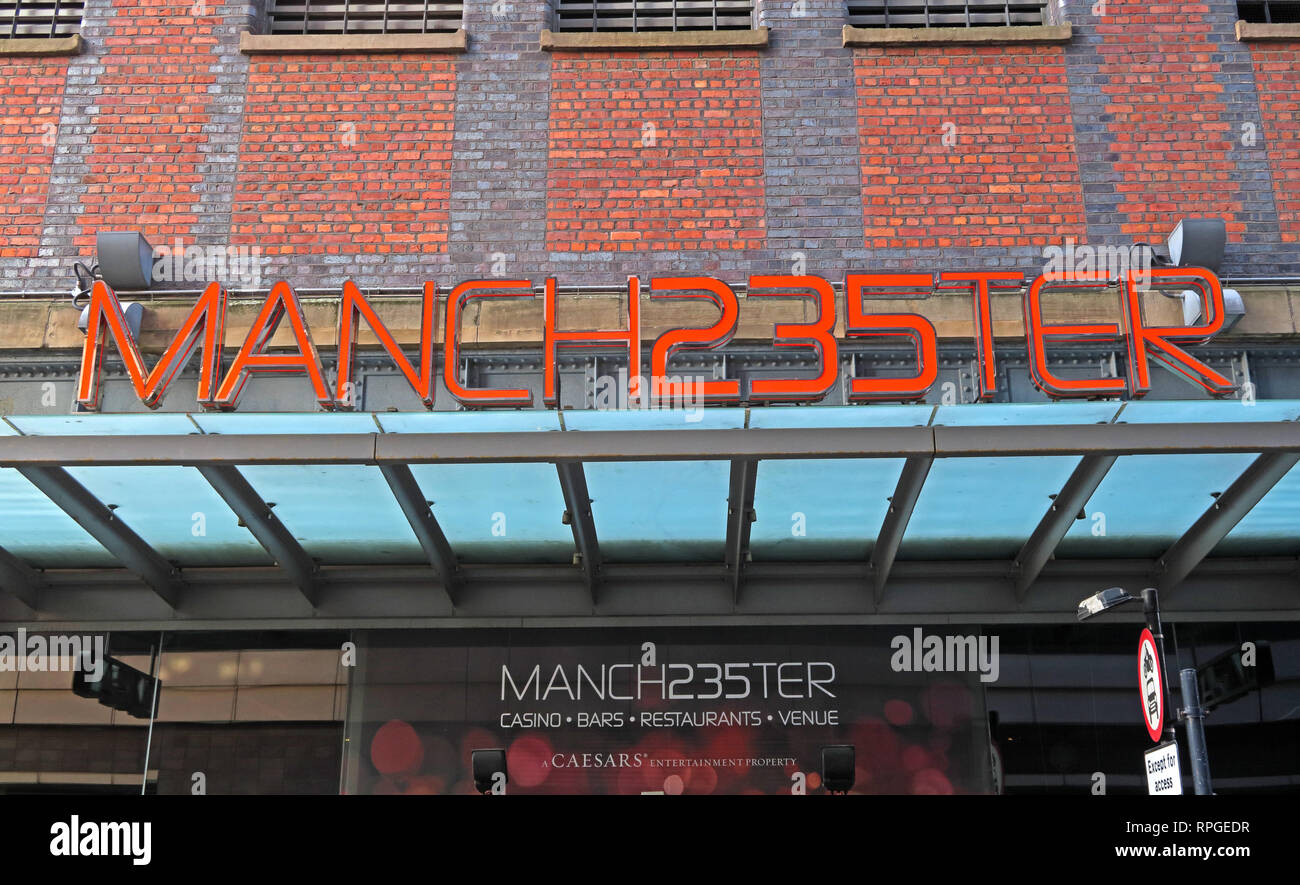 Manchester235 Manch235ter Casino, grande magazzino settentrionale, Deansgate, Manchester, Inghilterra, Regno Unito - 2 Watson St, Manchester M3 4LP Foto Stock