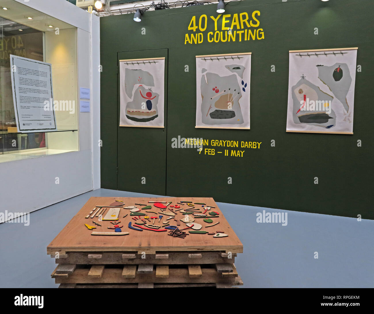 40 anni e conteggio di Graydon Megham Darby, Manchester villaggio artigianale, North West England, Regno Unito, M4 5JD Foto Stock