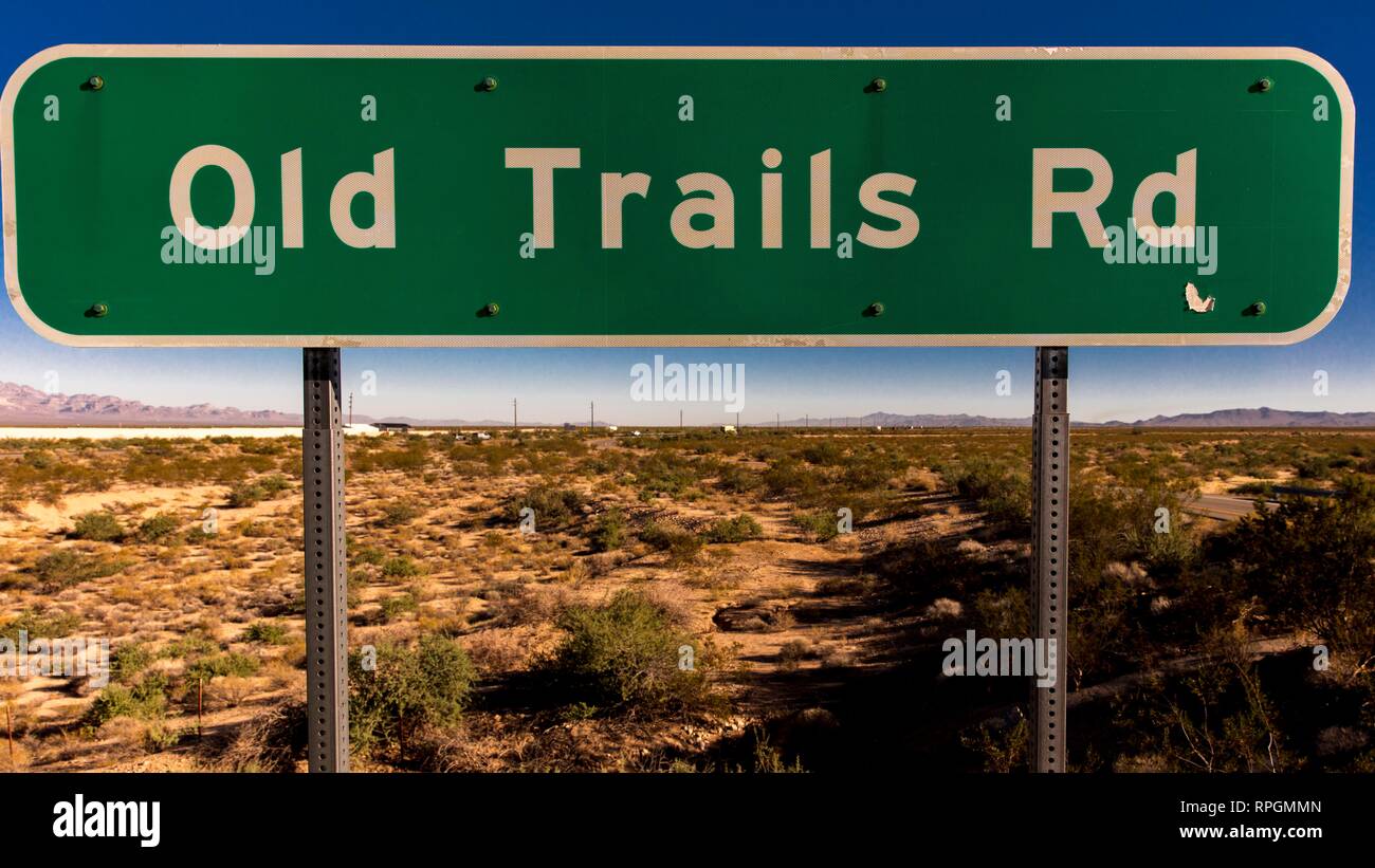 SOUTHWEST USA, antichi sentieri Road, sud-ovest americano Foto Stock