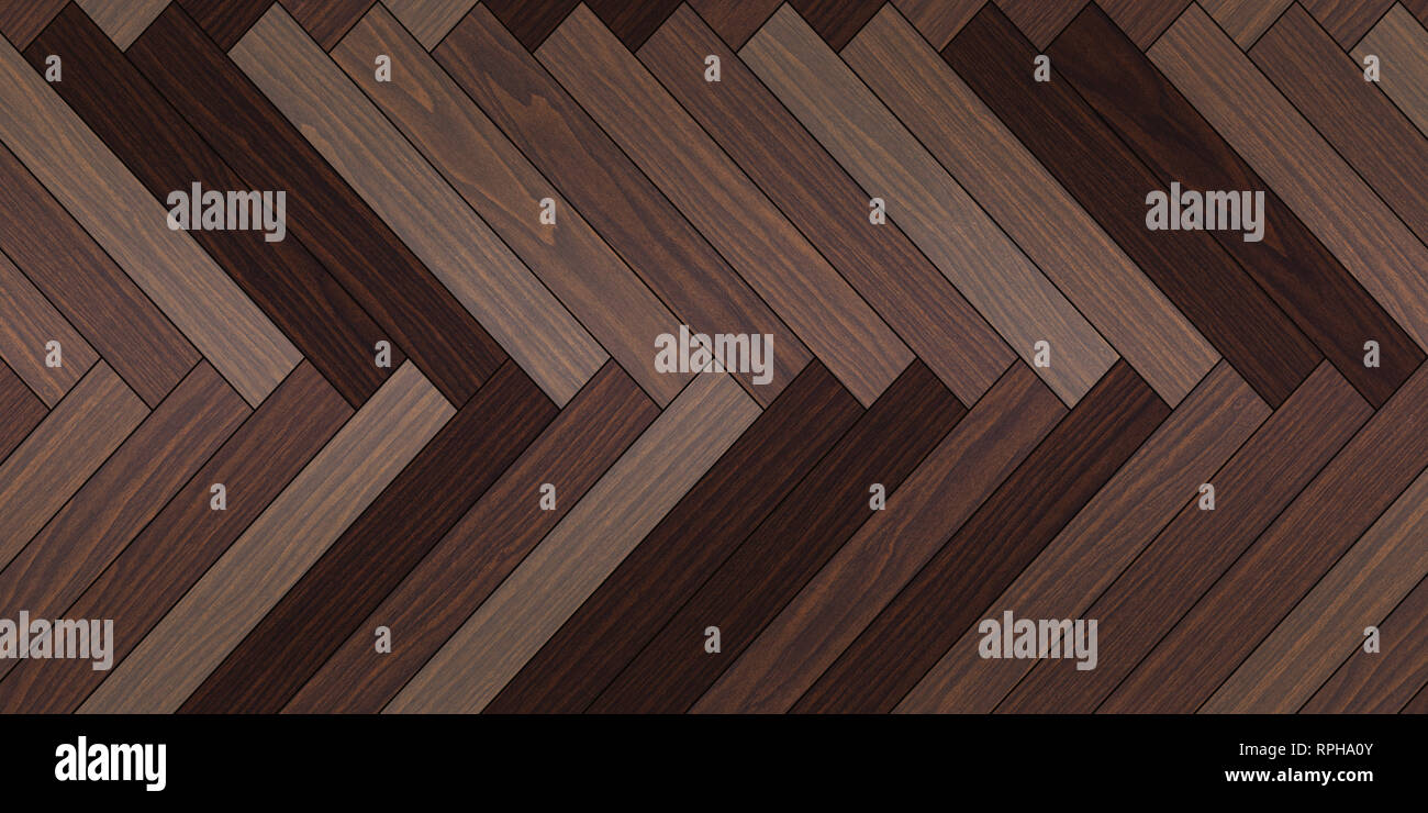 Seamless legno parquet texture orizzontale prugna a spina di pesce Foto Stock