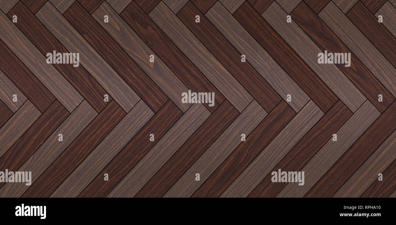 Seamless legno parquet texture orizzontale prugna a spina di pesce Foto Stock