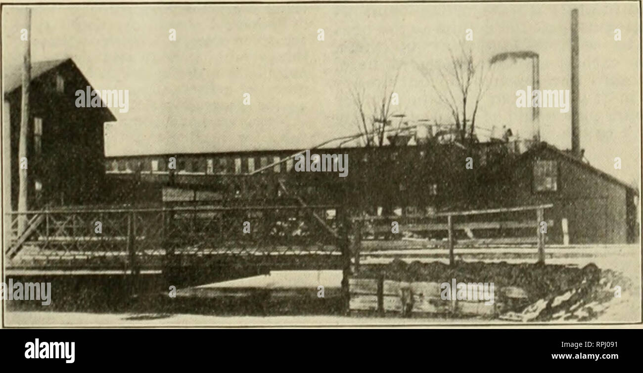. American bee journal. La cultura delle api; le api. Fig. I.-fabbrica del W. T. Falconer Mfg. Co.. Falconer. N. V. paese, che hanno rappresentanti in Havana e Santiago di Cuba; Giamaica, Santo Domingo. Messico, Hawaiian è- terre, Isole britanniche, Germania, Turchia, Australia, Nuova Zelanda e Sud Africa. Inoltre essi forniscono anche in quantità variabili a molti altri paesi. È sorprendente come apicoltura ha sviluppato in tutto il mondo durante gli ultimi 25 o 30 anni. Il W. T. Falconer Mfg. Co. sono uno dei tre maggiori produttori di bee-materiali di consumo in tutto il mondo. È una fortuna che gli apicoltori Foto Stock