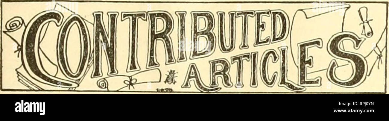 . American bee journal. La cultura delle api; le api. ^ '^ì 9  m #- :""&LT;- 1- t ,"R"^)"R";)"r^^^r&LT;;n.r^")"r<j^.r"^i.r*n.r^n.r&LT;^^i.r<j^.r^^"R"f^.r";^.r<Ji.r<j^.rf^ t ^ ^ ^ ^ io ho T T T ^ ^ ^ V/P^ trentanovesimo anno, Chicago, ILL, Novembre 23, 1899, n., 47. Un apiario e Bee-Keeping in Sud Dakota. Da James M. HOBBS. Apicoltura nel nostro nuovo stato è anche un nuovo industrj-. L'illustrazione qui rappresenta la mia estate e inverno home-apiario atid questo è l'ottavo anno ho lasciato le zone di svernamento (la mia API come mostrato nella foto, e con buoni risultati. Io lavoro per il miele di favo solo e utilizzare IJi-story, 8-telaio L Foto Stock
