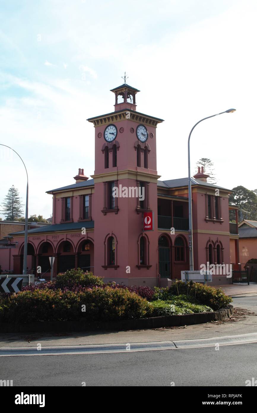 Città di clock tower in Australia - bel pezzo Foto Stock