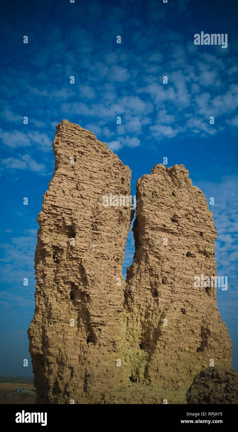 Ziggurat Birs Nimrud, la montagna di Borsippa , Iraq Foto Stock