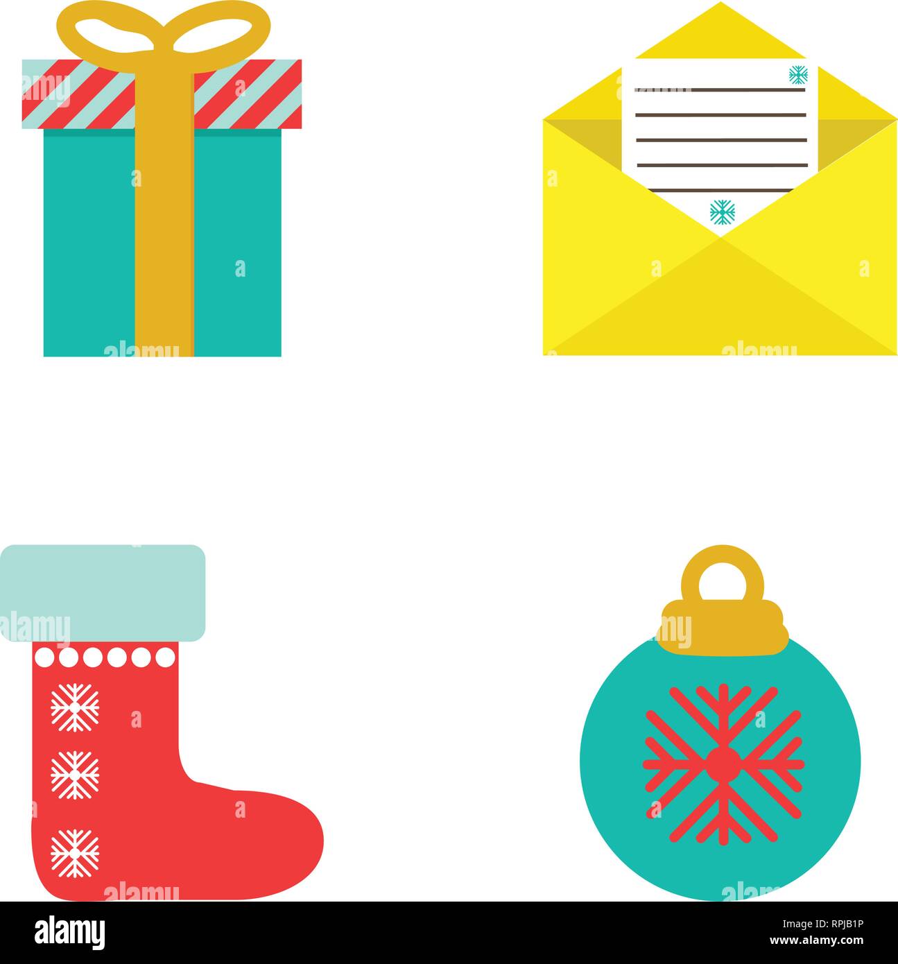 Vettore. La parentela set di icone. Uno stile piatto Illustrazione Vettoriale