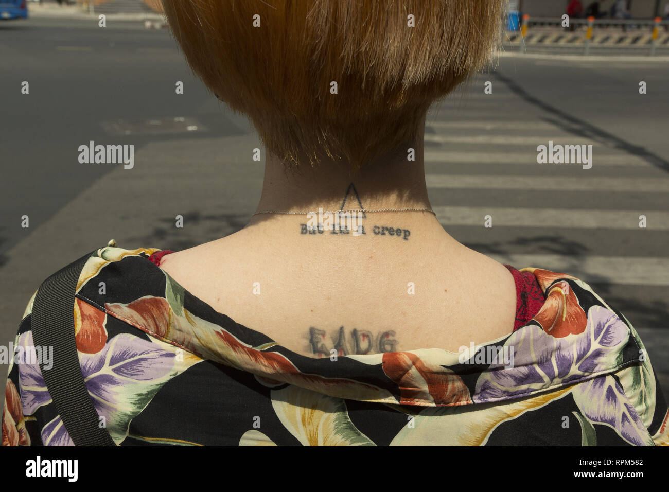 Tatuaggi come una moda Foto Stock