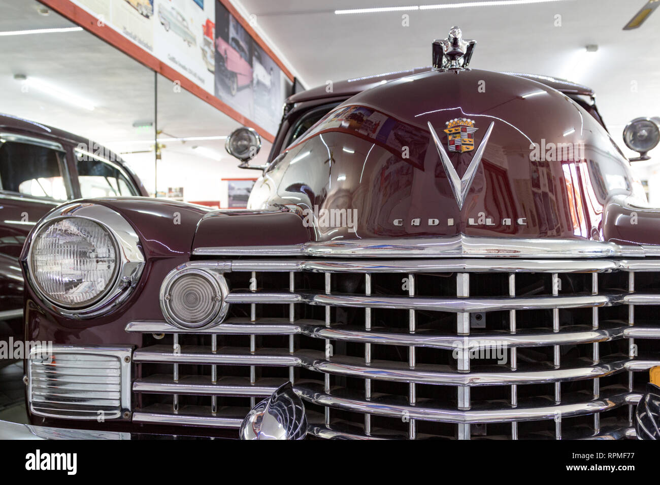 Vintage Cadillac anteriore - 1942 Cadillac Serie 62 Sedan Foto Stock