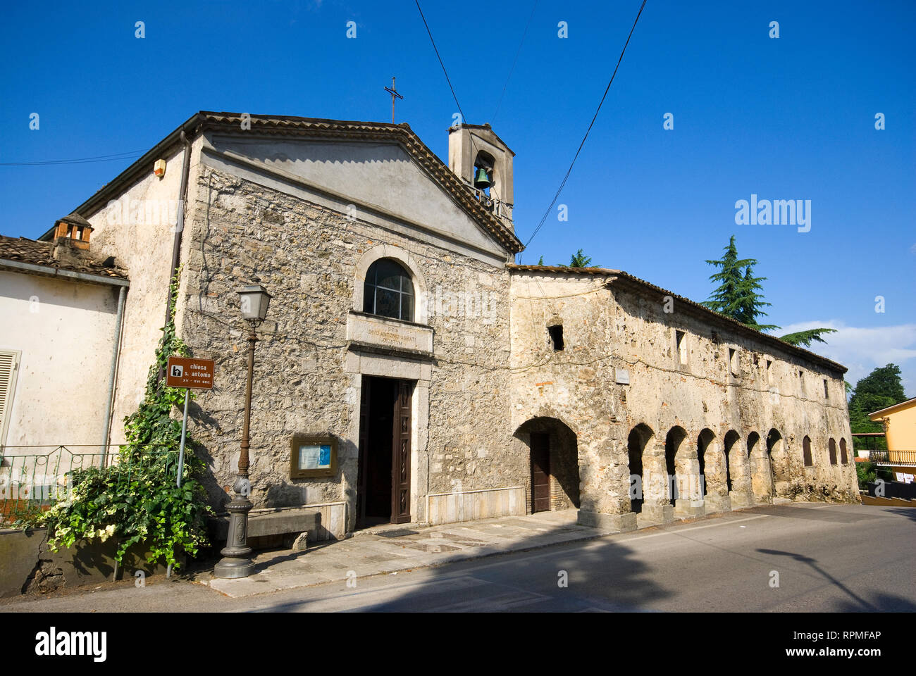 Chiesa di Sant'Antonio (XV-XVI secolo) a Ceprano, Lazio, Italia Foto Stock