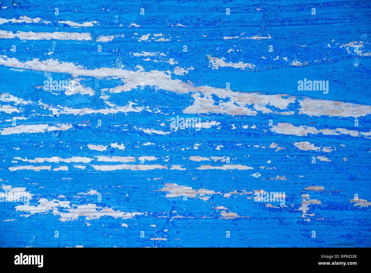 Vecchia scheda blu con vernice squallido Foto Stock