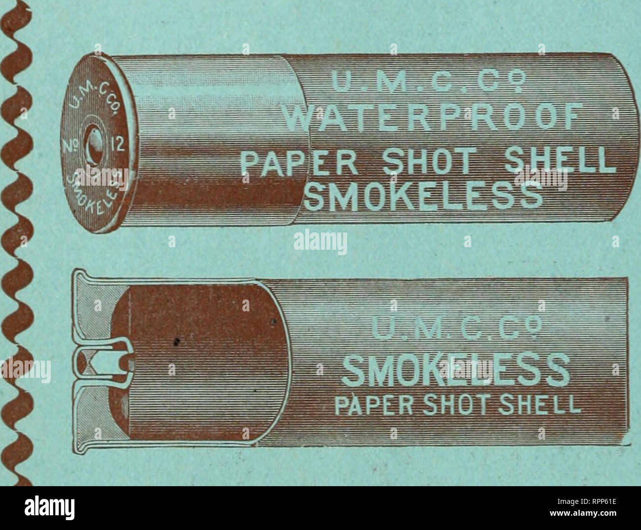 . Il pescatore americano. La pesca. ^ se volete una buona Shell. Marchio di fabbrica. È qui! Ui.M.C. "Senza Fumo" Shell ^ o f^rt C^r^XtXf ^cantare^ n. 3 Primer con coppa batteria, ha una lunga metallo esterno rafforzare. Adattato a moderare le tasse di Nitro polveri. lo ga. 2}i. 12 ea. 2$^ a. 12 ga.,2^ a 3. i6 GA. 2 9-16. -Mm9m9---------••i * Buona RESlil-XS ^ L'Unione cartuccia metallica Co. ^ 313-315 Broadway, fabbrica, 51 7-5 19 IMarket Street, ^ ^ Ufficio di New York. Bridereoort. San Francisco Depot. ^ 313-315 Broadway, ufficio di New York. G. y. KoDQEHS, Stampante, 409-413 I'earl st. Nuovo Y Foto Stock