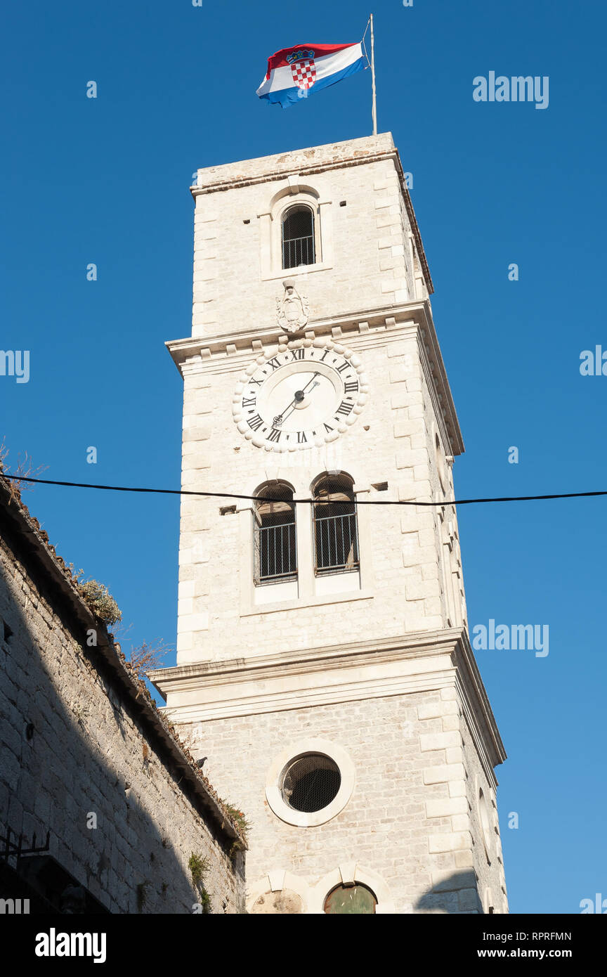 Sibenik, Sebenico-Knin, Croazia Foto Stock