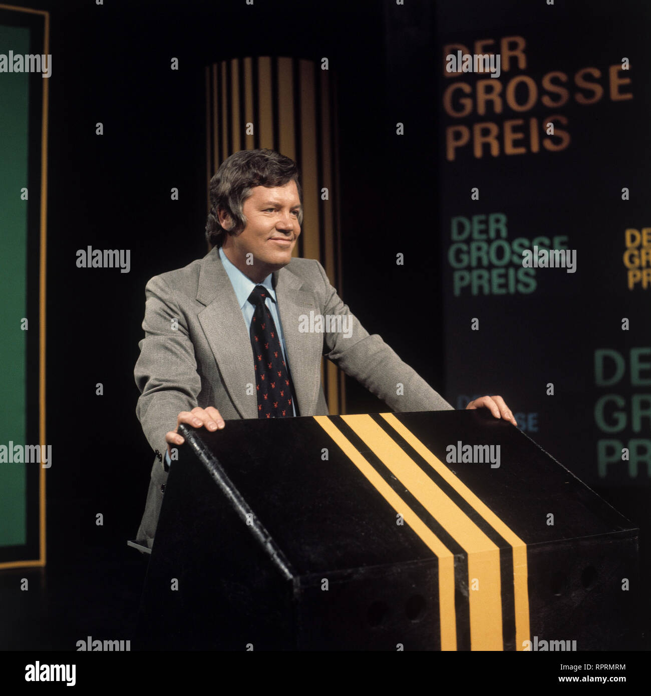 DER GROSSE PREIS THOELKE WIM in der Sendung vom 5.9.1974 Foto Stock