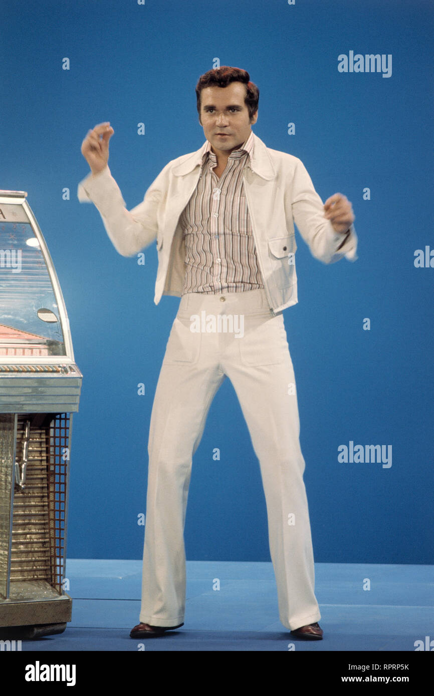 TED HEROLD, Rock'n'Roll-Sänger, 50er Jahre. kpa/GrimmPortrait, Musik, Sänger, Musiker, Rock'n'Roll, 50er Foto Stock