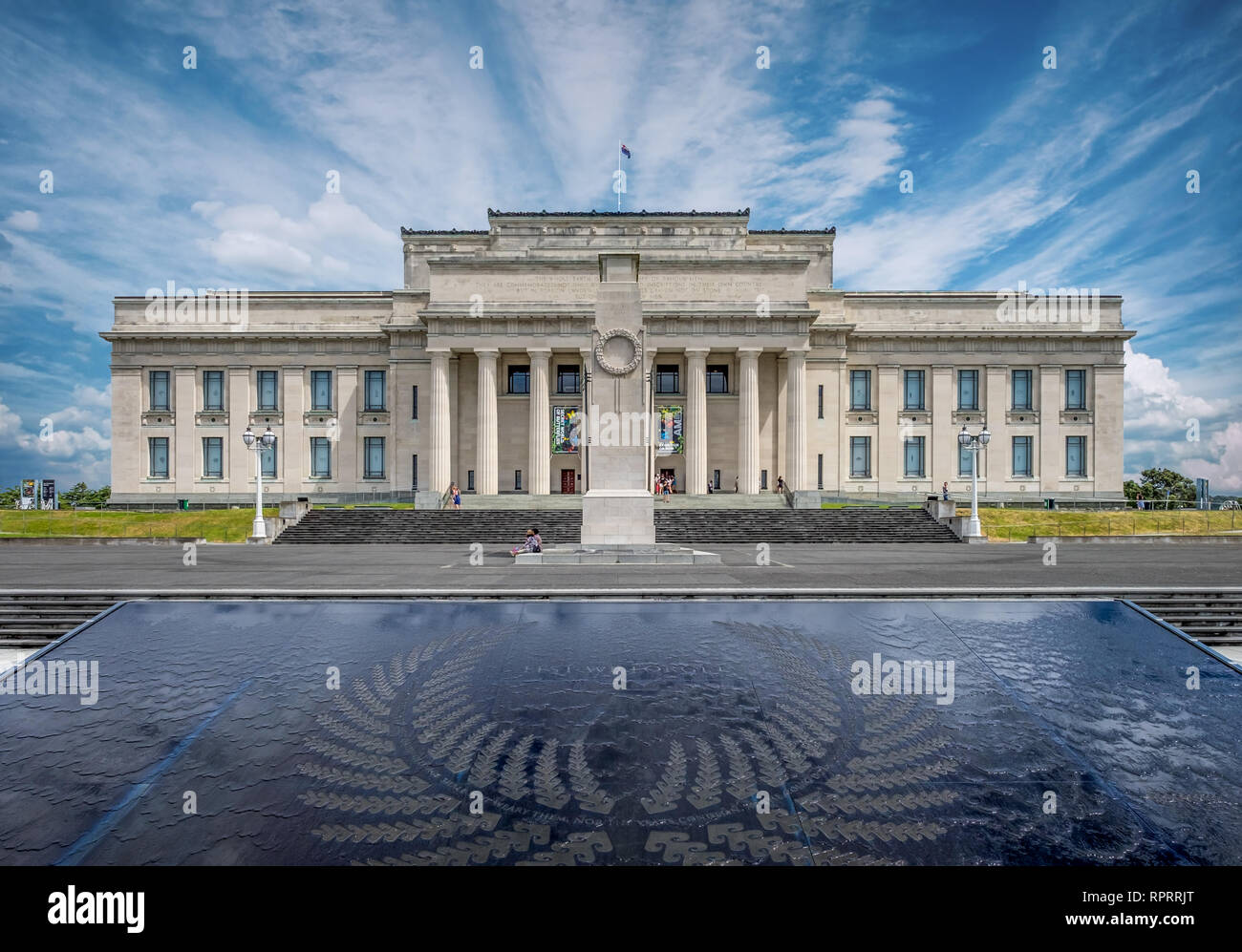 War Memorial Museum di Auckland, Nuova Zelanda. Foto Stock