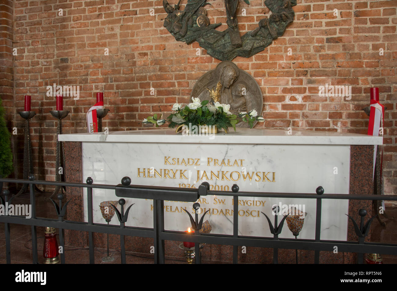 Henryk Jankowski cripta Foto Stock
